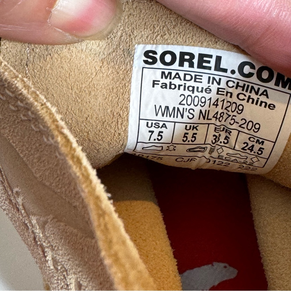 Sorel Hi-Line Chunky Heel Lace-Up Waterproof Boots size 7.5 - Picture 8 of 9